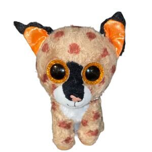 Ty Plush Lynx Beanie Boos Buckwheat Stuffed Animal Shower Nursery Decor 6”